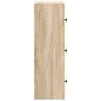 Libreria Rovere Sonoma 40x24x77 cm in Legno Multistrato
