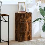 Libreria Rovere Fumo 40x24x77 cm in Legno Multistrato