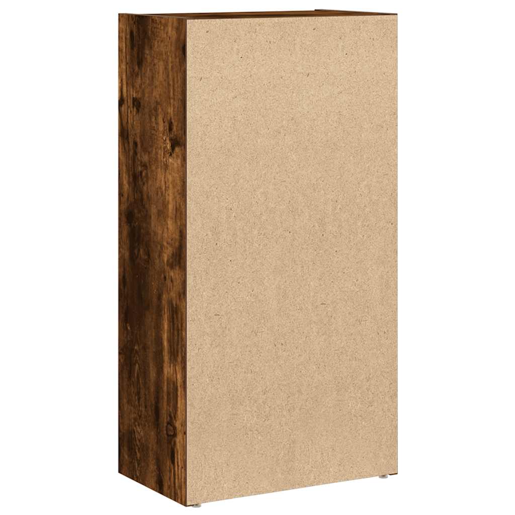 Libreria Rovere Fumo 40x24x77 cm in Legno Multistrato
