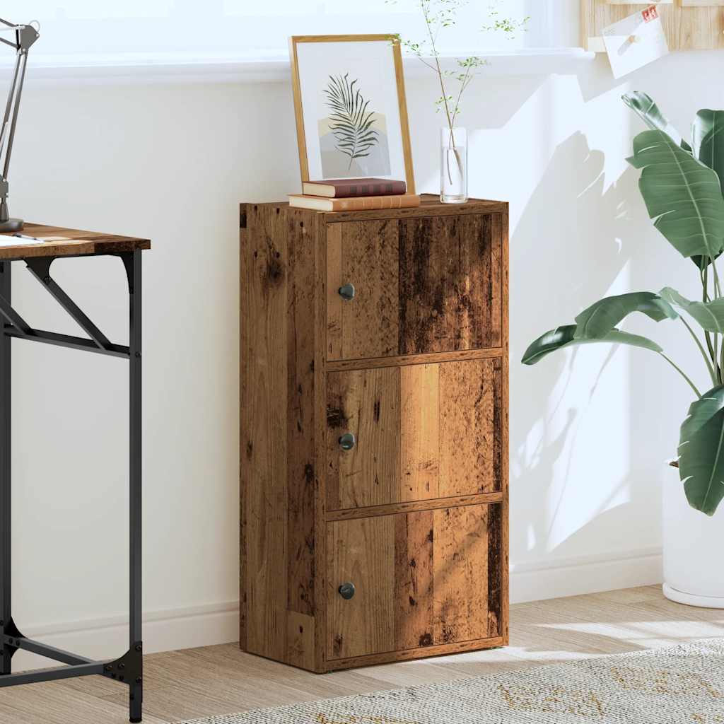 Libreria Legno Vecchio 40x24x77 cm in Truciolato