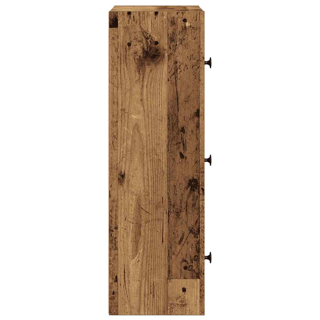 Libreria Legno Vecchio 40x24x77 cm in Truciolato
