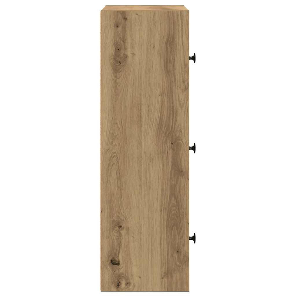 Libreria Rovere Artigianale 40x24x77 cm in Legno Multistrato