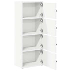 Libreria Bianca 40x24x102 cm in Legno Multistrato