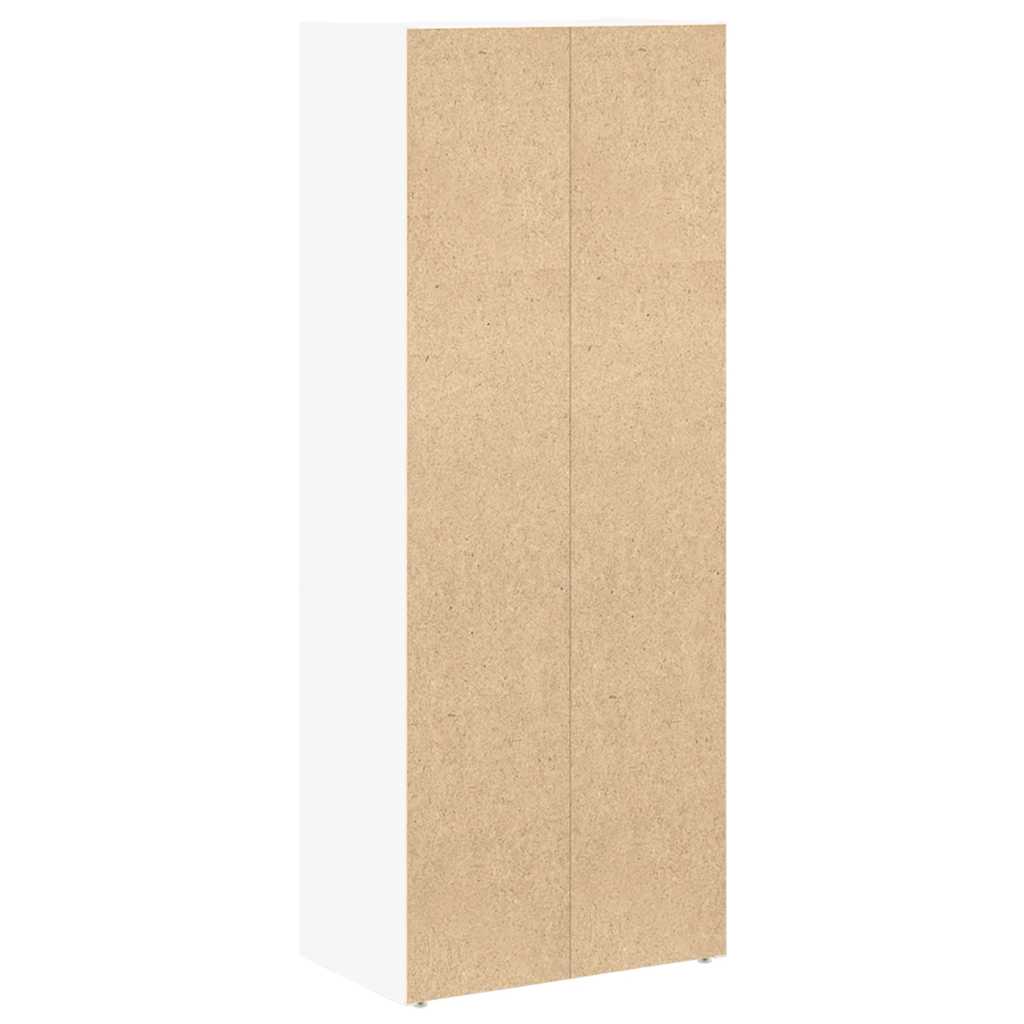 Libreria Bianca 40x24x102 cm in Legno Multistrato