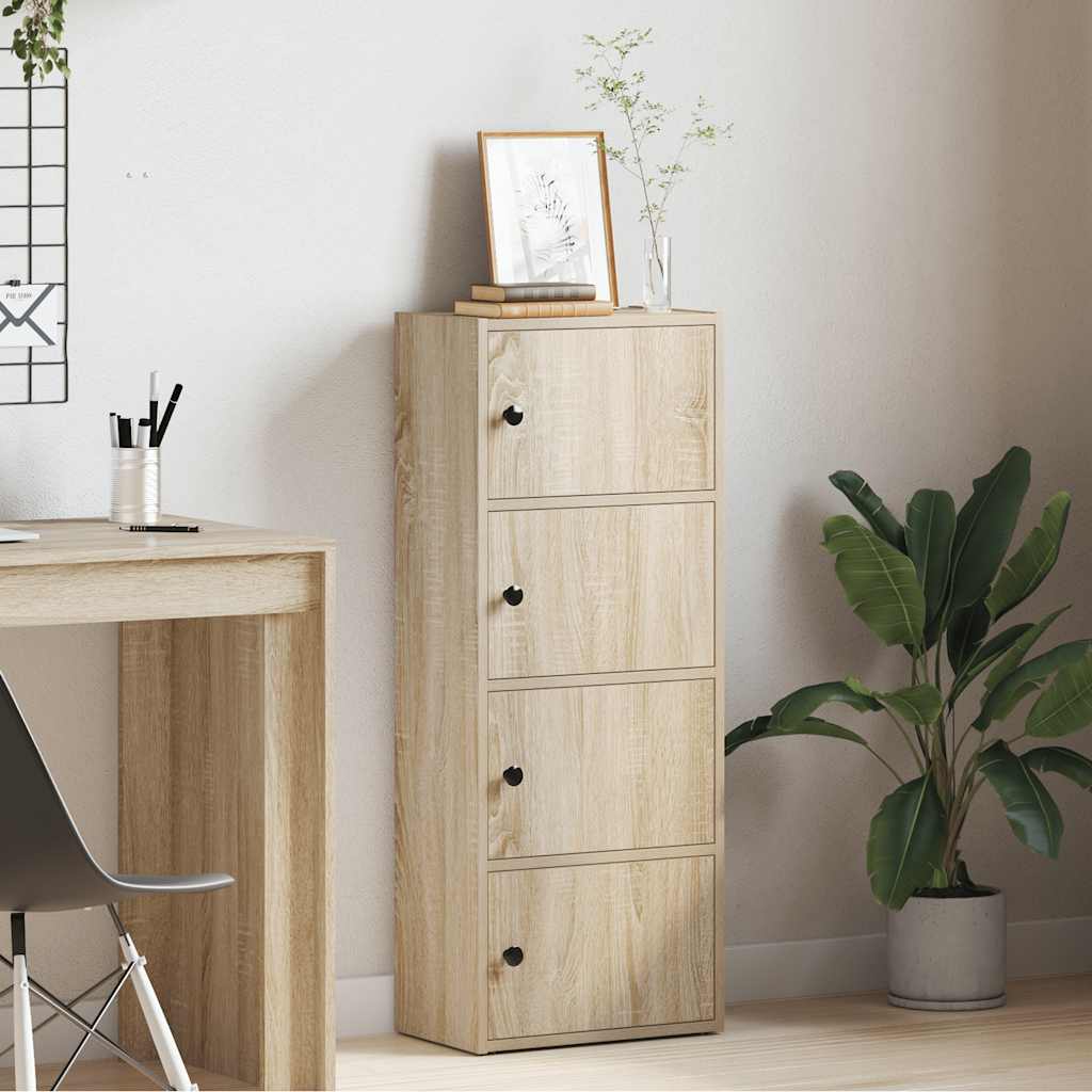 Libreria Rovere Sonoma 40x24x102 cm in Legno Multistrato