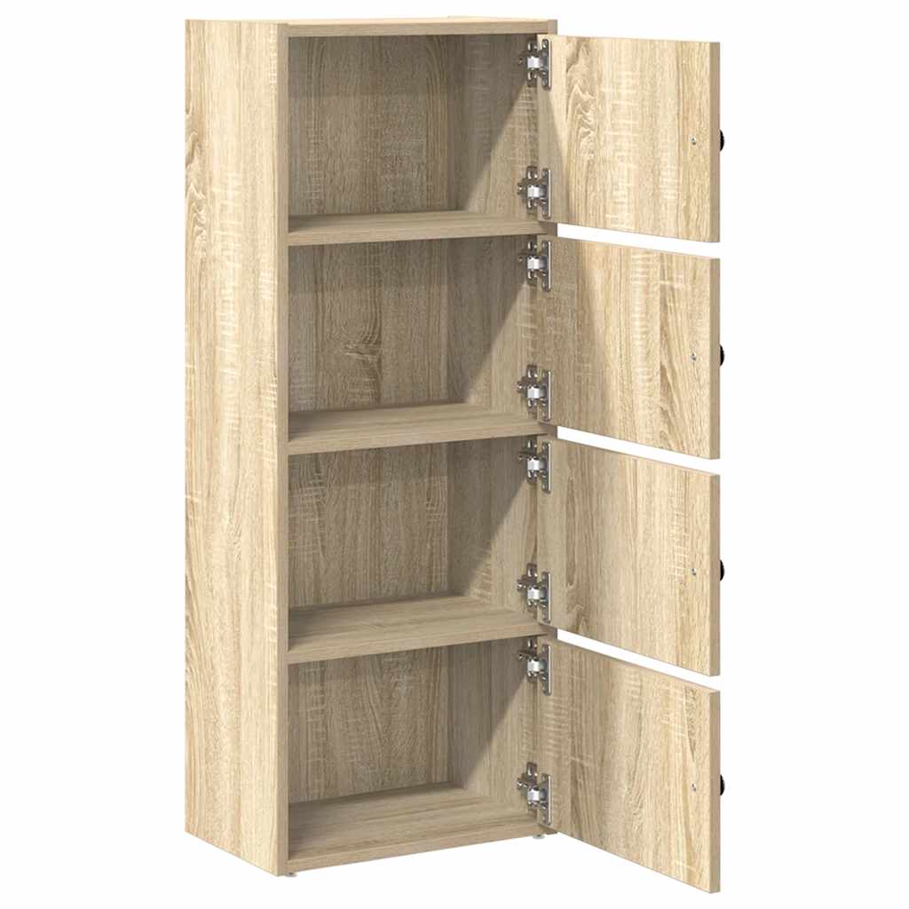 Libreria Rovere Sonoma 40x24x102 cm in Legno Multistrato