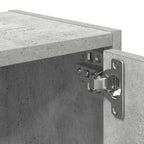 Libreria Grigio Cemento 40x24x102 cm in Legno Multistrato