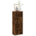 Libreria Rovere Fumo 40x24x102 cm in Legno Multistrato