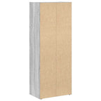 Libreria Grigio Sonoma 40x24x102 cm in Legno Multistrato