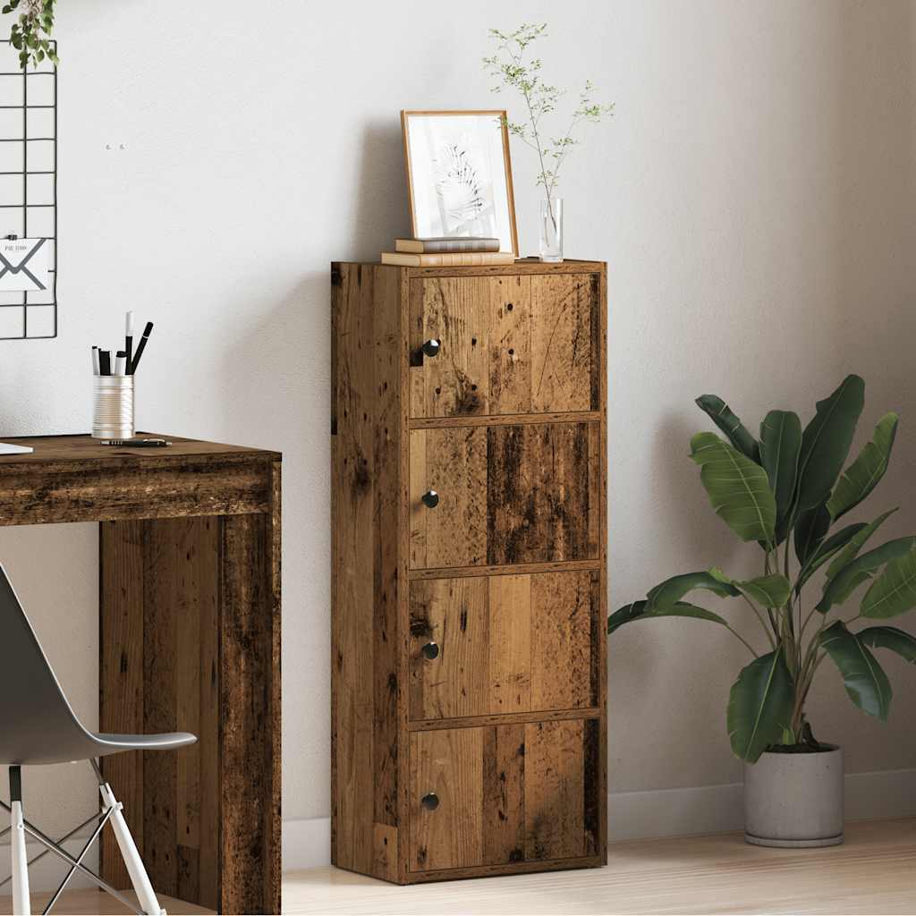 Libreria Legno Vecchio 40x24x102 cm in Legno Multistrato