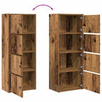 Libreria Legno Vecchio 40x24x102 cm in Legno Multistrato