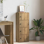 Libreria Rovere Artigianale 40x24x102 cm in Legno Multistrato