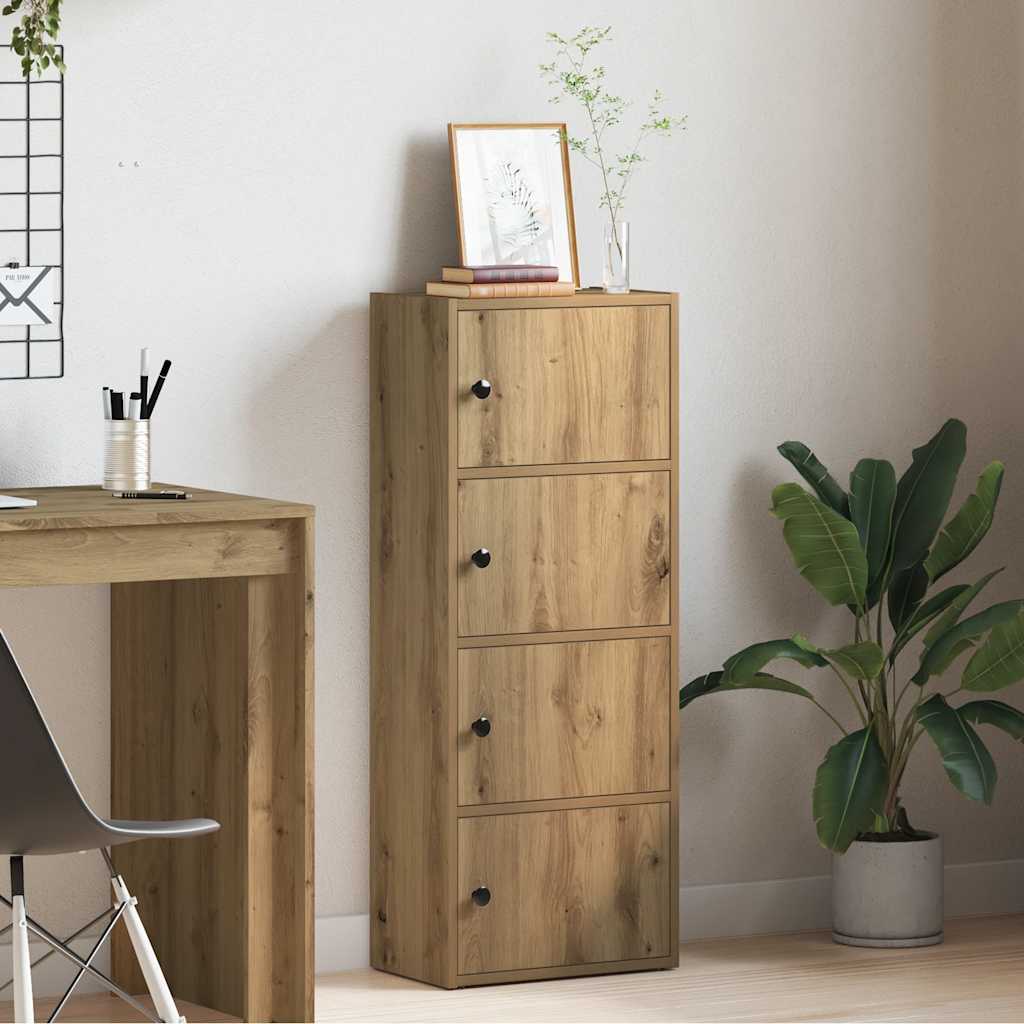 Libreria Rovere Artigianale 40x24x102 cm in Legno Multistrato