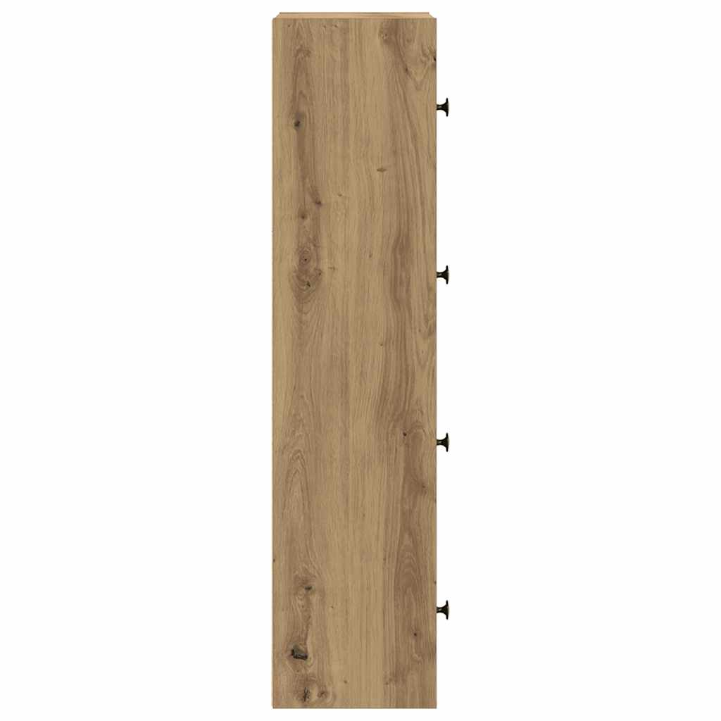 Libreria Rovere Artigianale 40x24x102 cm in Legno Multistrato