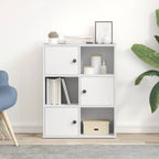 Libreria Bianca 60x24x76,5 cm in Legno Multistrato