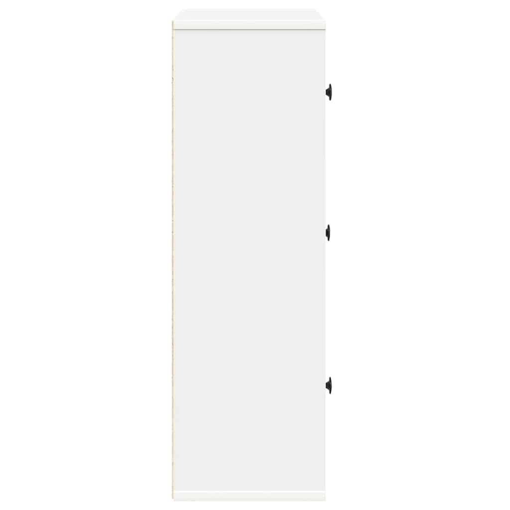 Libreria Bianca 60x24x76,5 cm in Legno Multistrato