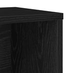 Libreria Rovere Nero 60x24x76,5 cm in Legno Multistrato