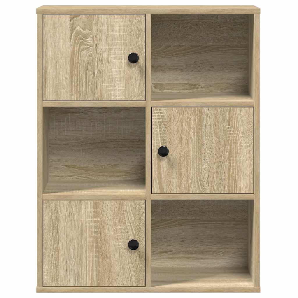 Libreria Rovere Sonoma 60x24x76,5 cm in Legno Multistrato