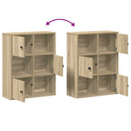 Libreria Rovere Sonoma 60x24x76,5 cm in Legno Multistrato