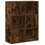 Libreria Rovere Fumo 60x24x76,5 cm in Legno Multistrato