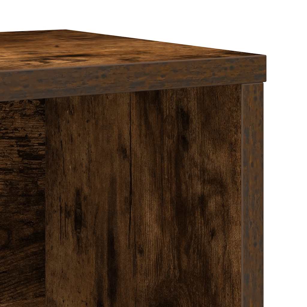 Libreria Rovere Fumo 60x24x76,5 cm in Legno Multistrato