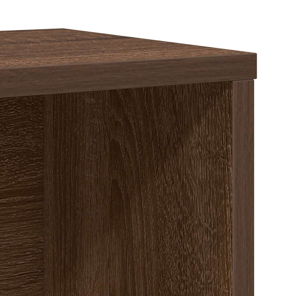 Libreria Rovere Marrone 60x24x76,5 cm in Legno Multistrato
