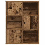 Libreria Legno Vecchio 60x24x76,5 cm in Legno Multistrato