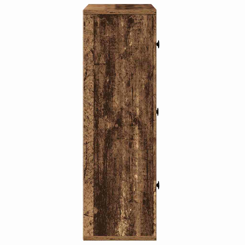 Libreria Legno Vecchio 60x24x76,5 cm in Legno Multistrato