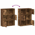 Libreria Legno Vecchio 60x24x76,5 cm in Legno Multistrato