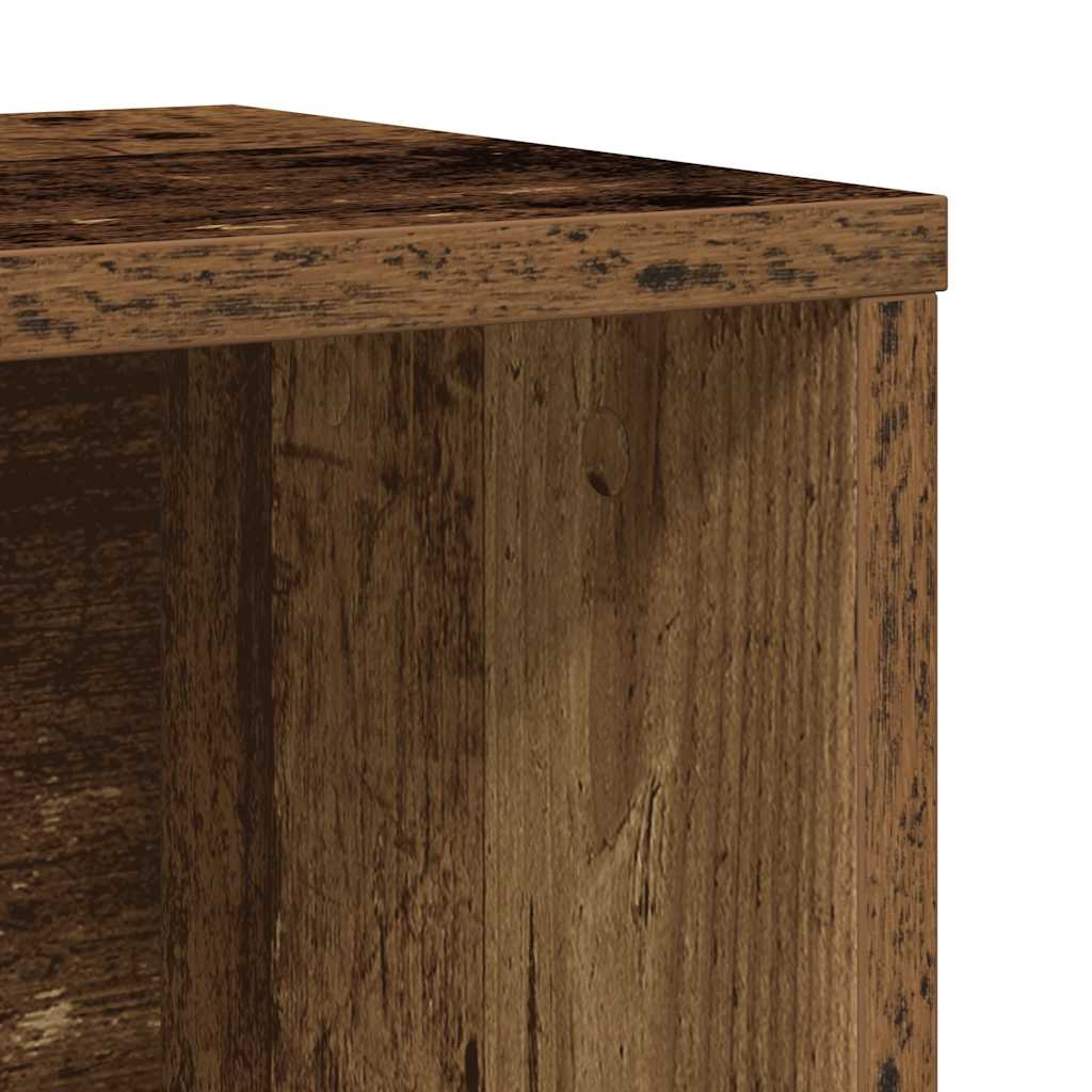 Libreria Legno Vecchio 60x24x76,5 cm in Legno Multistrato
