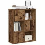 Libreria Legno Vecchio 60x24x76,5 cm in Legno Multistrato