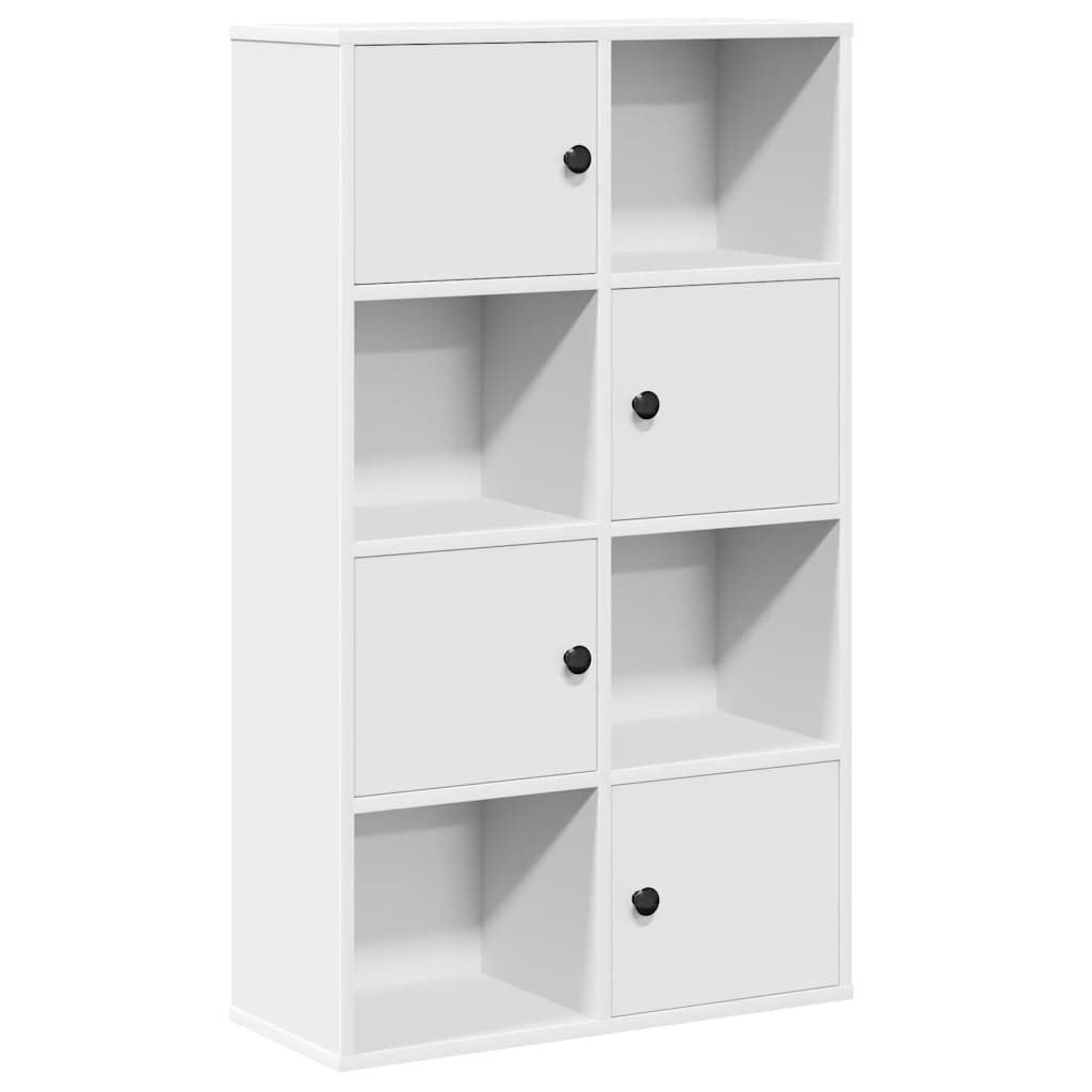Libreria Bianca 60x24x101,5 cm in Legno Multistrato