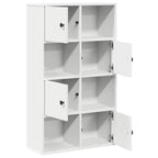 Libreria Bianca 60x24x101,5 cm in Legno Multistrato