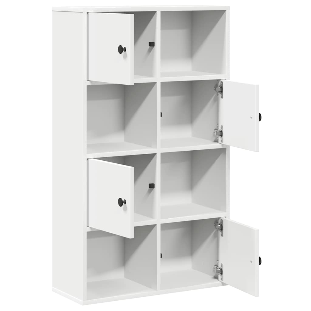 Libreria Bianca 60x24x101,5 cm in Legno Multistrato