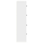 Libreria Bianca 60x24x101,5 cm in Legno Multistrato