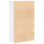 Libreria Bianca 60x24x101,5 cm in Legno Multistrato
