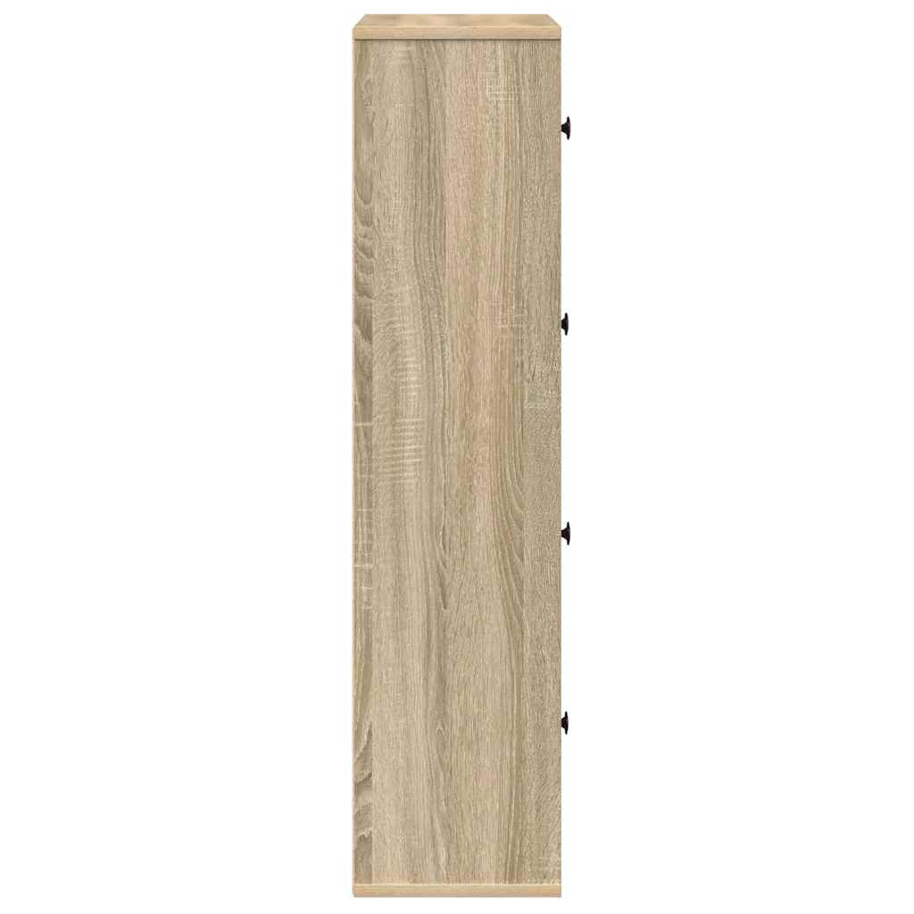 Libreria Rovere Sonoma 60x24x101,5 cm in Legno Multistrato