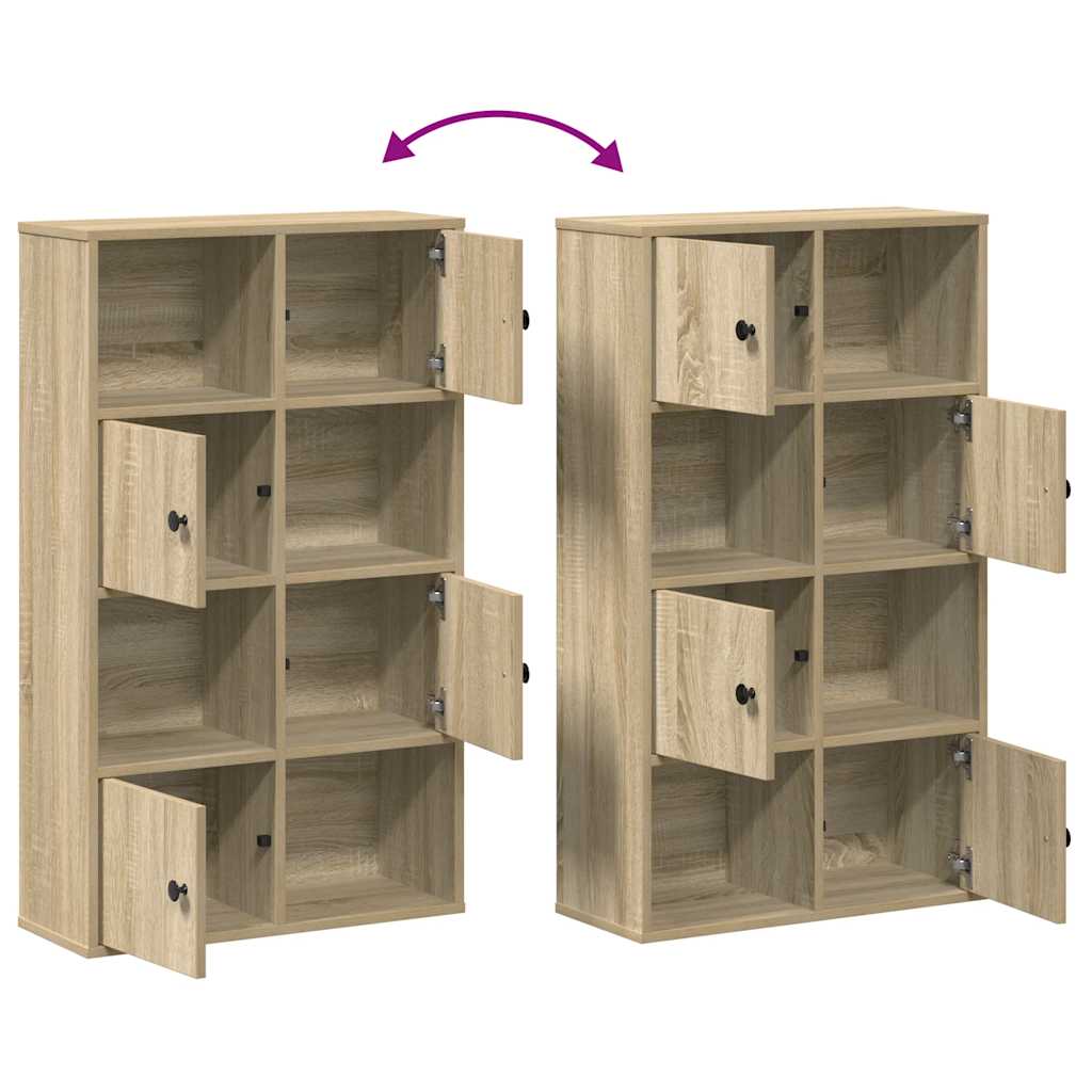 Libreria Rovere Sonoma 60x24x101,5 cm in Legno Multistrato