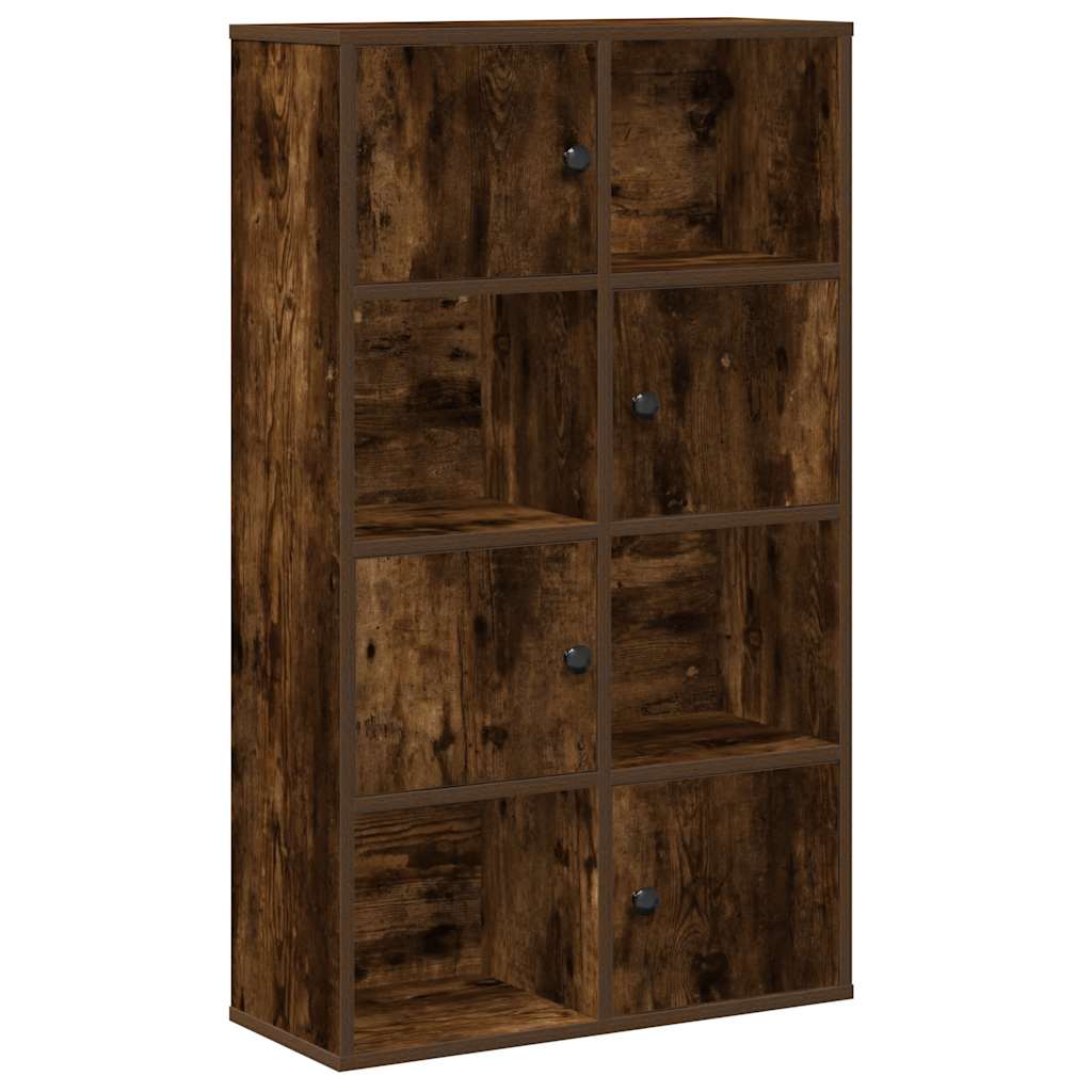 Libreria Rovere Fumo 60x24x101,5 cm in Legno Multistrato