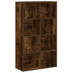 Libreria Rovere Fumo 60x24x101,5 cm in Legno Multistrato
