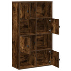 Libreria Rovere Fumo 60x24x101,5 cm in Legno Multistrato