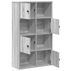 Libreria Grigio Sonoma 60x24x101,5 cm in Truciolato