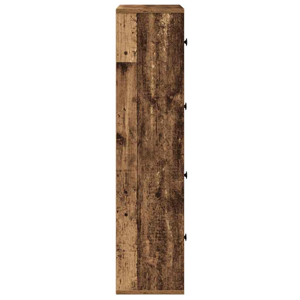 Libreria Legno Vecchio 60x24x101,5 cm in Truciolato