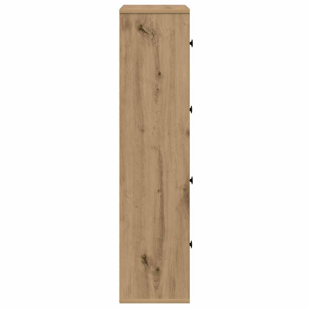 Libreria Rovere Artigianale 60x24x101,5 cm in Legno Multistrato