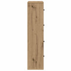 Libreria Rovere Artigianale 60x24x101,5 cm in Legno Multistrato