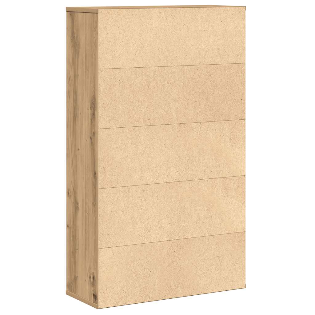 Libreria Rovere Artigianale 60x24x101,5 cm in Legno Multistrato