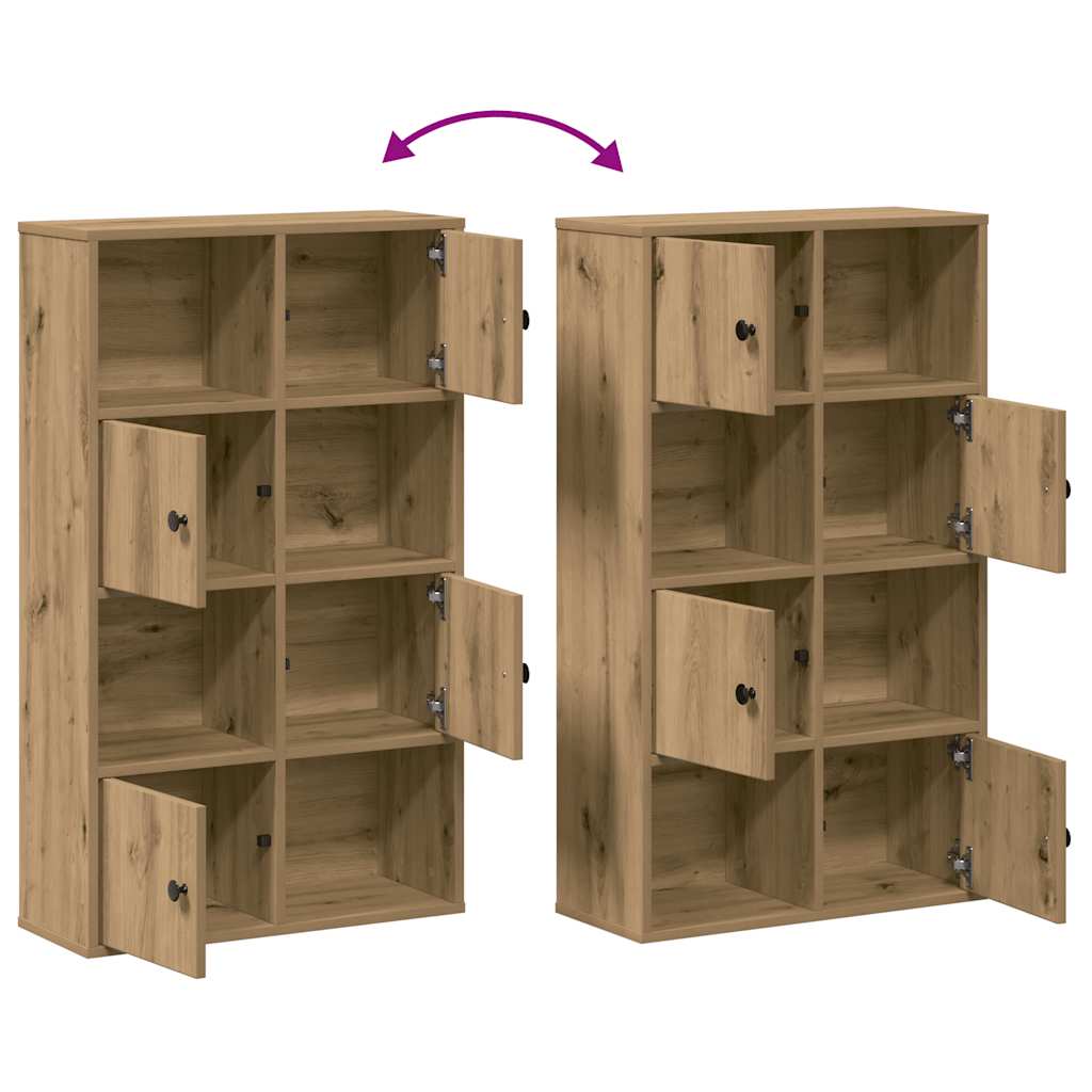 Libreria Rovere Artigianale 60x24x101,5 cm in Legno Multistrato