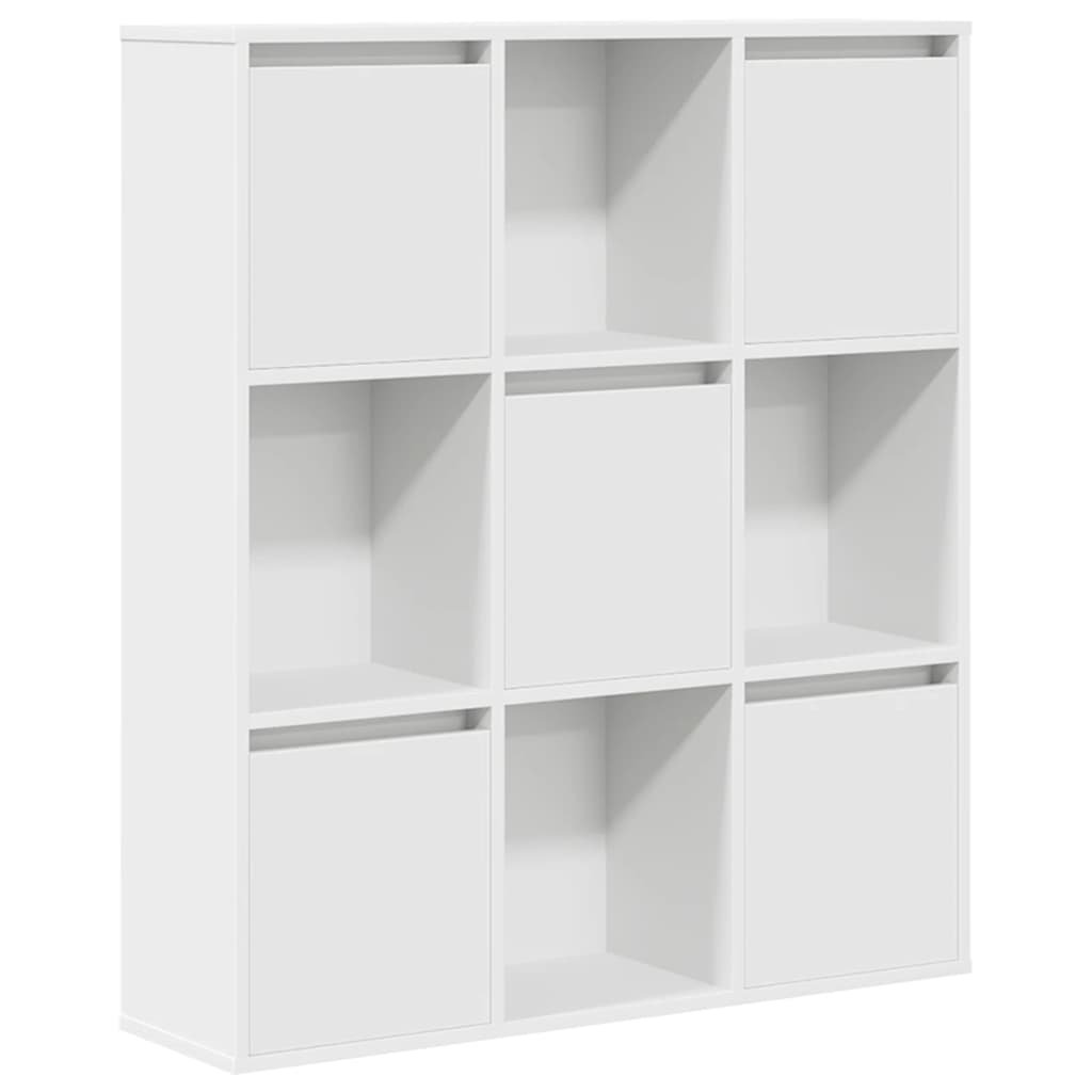 Libreria Bianca 89x24x101,5 cm in Legno Multistrato
