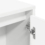 Libreria Bianca 89x24x101,5 cm in Legno Multistrato