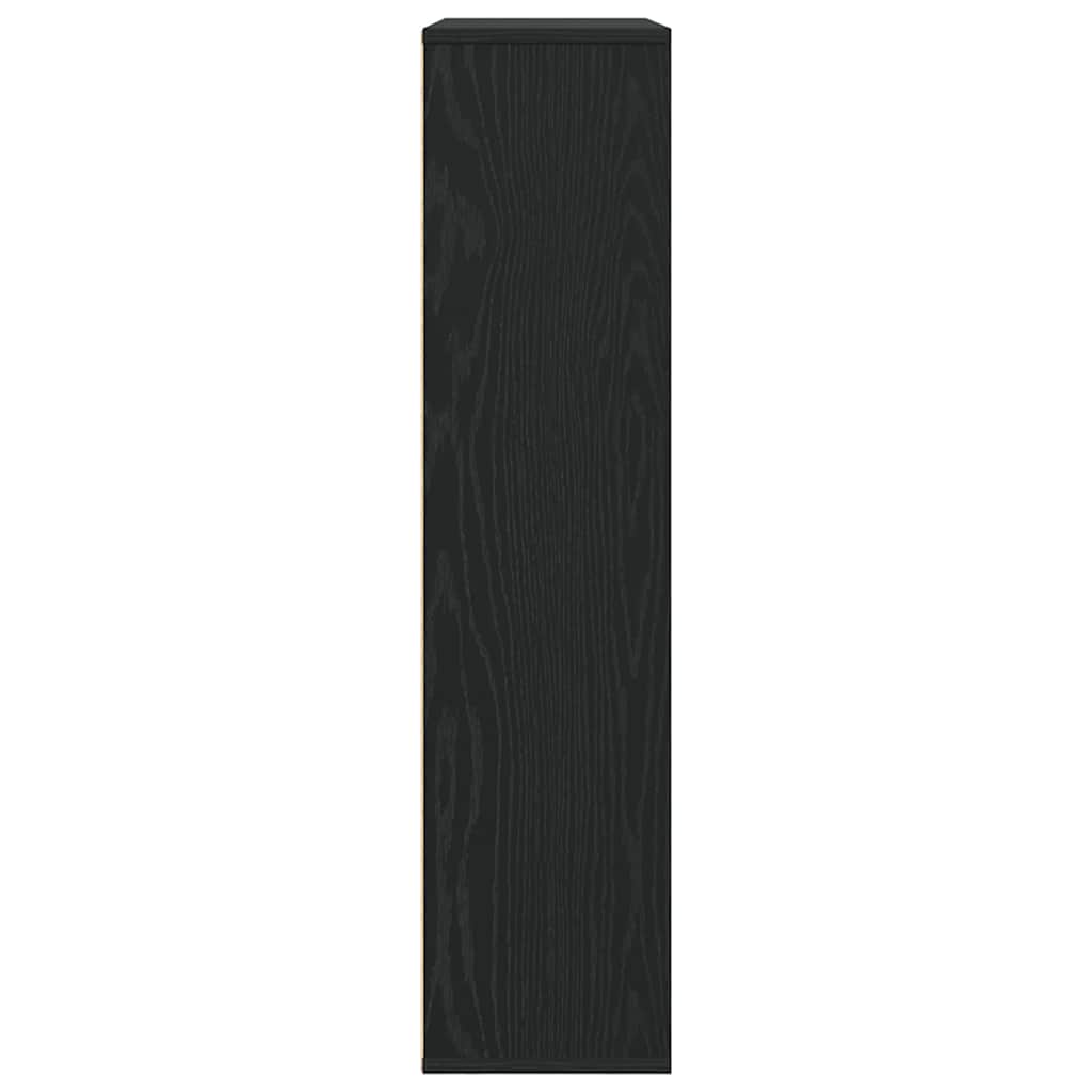 Libreria Rovere Nero 89x24x101,5 cm in Legno Multistrato